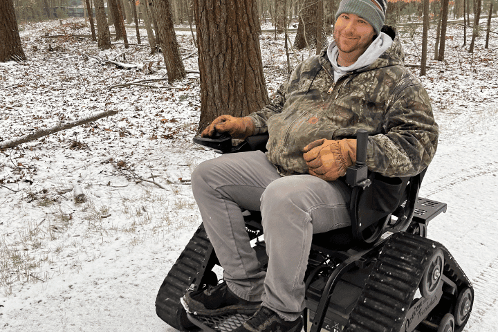 adaptive track chair hiking