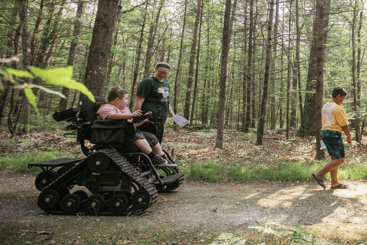 adaptive track chair hiking