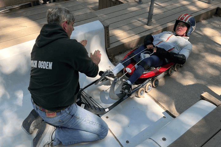 adaptive luge